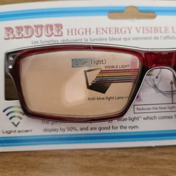 TRÏBE Blue Light Blocking Readers +125 NWT - Picture 6 of 6